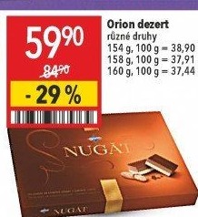 Bonboniéra Nugát Orion