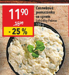 Česneková pomazánka se sýrem