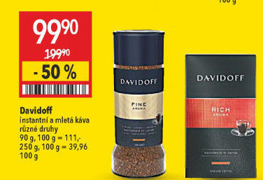 Instantní káva Fine aroma Davidoff Grand Cuvée