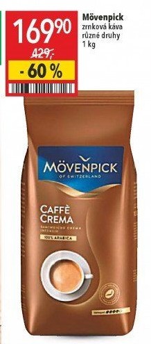 Káva zrnková Caffé crema Mövenpick