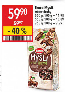 Müsli Mysli na zdraví Emco
