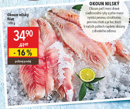 Okoun nilský filety