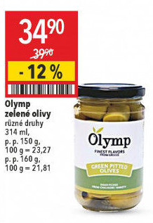 Olivy zelené Olymp