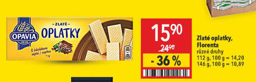 Oplatky Zlaté Opavia