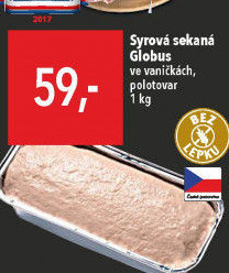 Sekaná syrová Globus