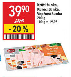 Šunka krůtí prsní LE&amp