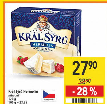 Sýr Hermelín Král sýrů