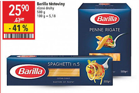 Těstoviny Barilla