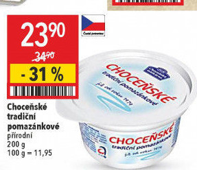 Tradiční pomazánkové Choceňské