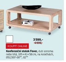 Konferenční stolek Fever - ASKO akcniletaky.com
