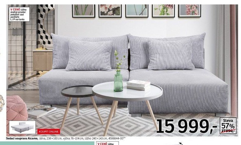 Sedací souprava Alcamo - ASKO akcniletaky.com