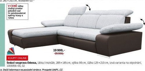 Sedací souprava Odessa - ASKO akcniletaky.com
