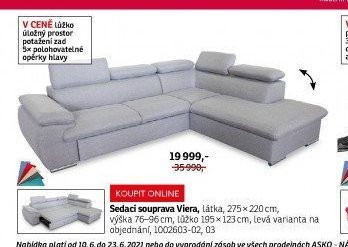 Sedací souprava Viera - ASKO akcniletaky.com
