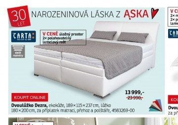 Dvoulůžko Dezra - ASKO akcniletaky.com