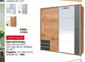 Šatní skříň Emden - ASKO akcniletaky.com