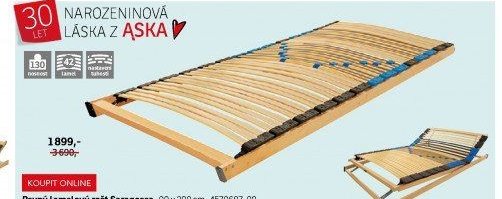 Pevný lamelový rošt Saragossa - ASKO akcniletaky.com