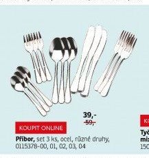 Příbor, set 3 ks - ASKO akcniletaky.com