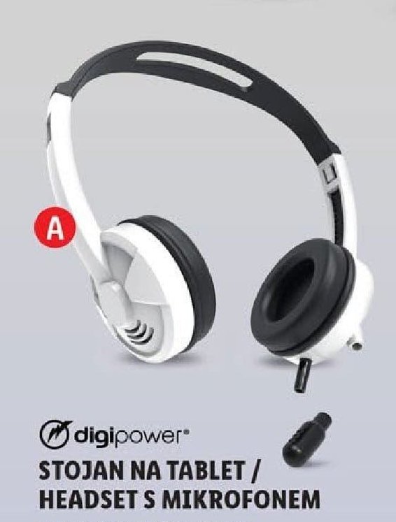 digipower stojan na tablet / headset s mikrofonem A (headset)