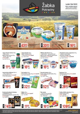 akční leták Žabka 9.6.2021-22.6.2021