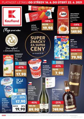 akční leták Kaufland 16.6.2021-22.6.2021