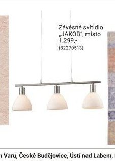 Závěsné svítidlo JAKOB