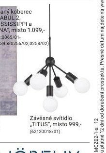 Závěsné svítidlo TITUS
