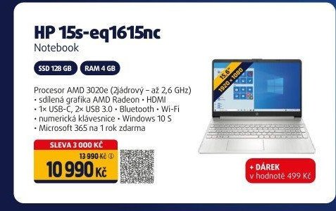 HP 15s-eq1615nc Notebook