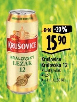 Krušovice Královská 12