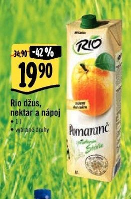Rio džus, nektar a nápoj