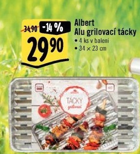 Tácky grilovací Albert