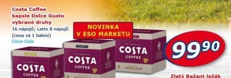 Kapsle kávové Dolce Gusto Costa Coffee