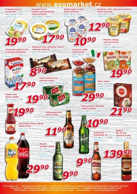 akční leták ESO MARKET 16.6.2021-27.6.2021