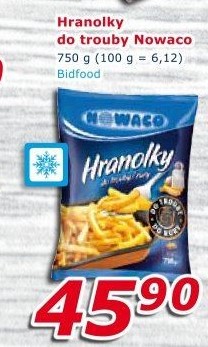 Hranolky mražené Nowaco