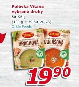 Instantní polévky Vitana