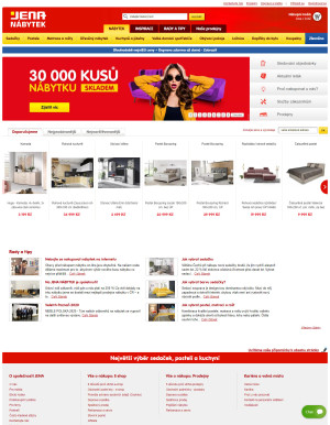 akční leták Jena nábytek 15.6.2021-21.6.2021