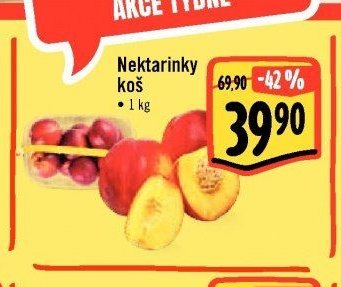 Nektarinky koš