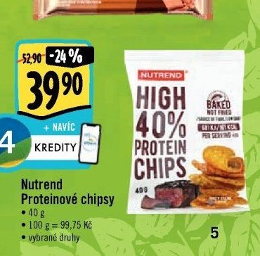 Nutrend Proteinové chipsy