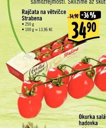 Rajčata na větvičke Strabena