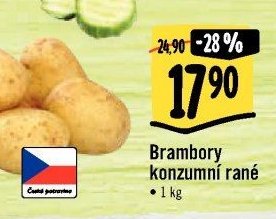 Brambory konzumní rané