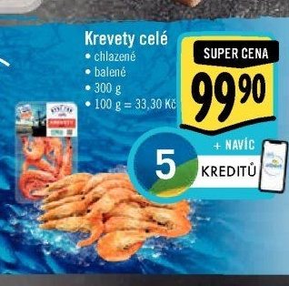 Krevety celé