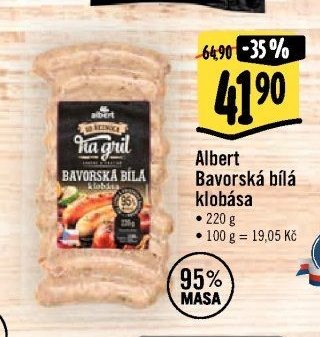 Albert Bavorská bílá klobása