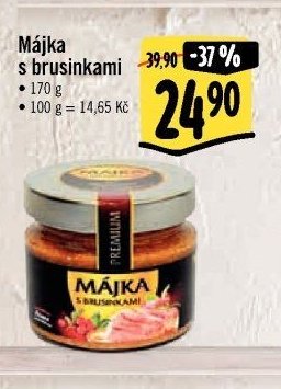 Májka s brusinkami