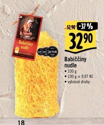 Babiččiny nudle