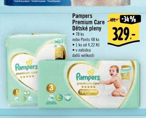 Pampers Premium Care Dětské pleny