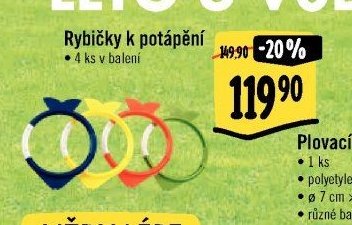 Rybičky k potápění