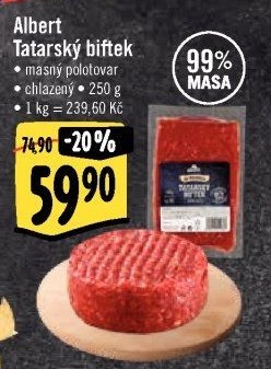 Biftek tatarský Od řezníka Albert