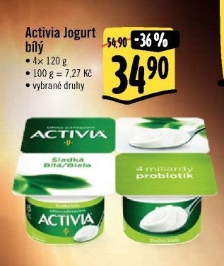 Bílý jogurt Activia Danone