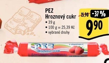 Bonbony z hroznového cukru PEZ