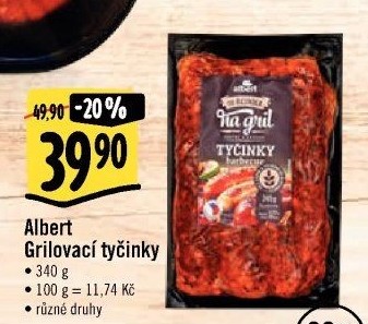 Grilovací tyčinky Od řezníka na gril Albert