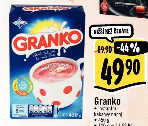 Instantní kakao Granko